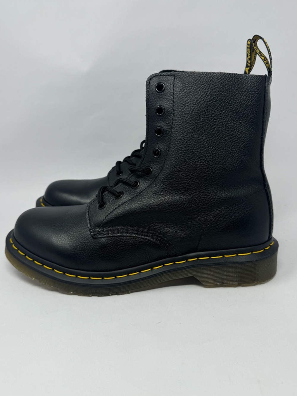 Doc Dr. Marten's Black 1460 Pascal Virginia Leather Boots Women’s Size 11 No Lid